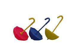 Springtime in Paris Tea Infuser set of Four - 2 Eifell towers and 2 umbrellas - 4 different colors in each pack... N3