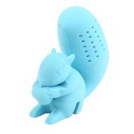 New Arrival Cute Silicone Squirrel Shape Tea Infuser Loose Leaf Strainer Bag Mug Filter Diffuser Holder Tea (Coffee) N7