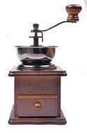 ChezMax Vintage Wooden Manual Grinder, Brown N4