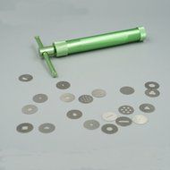 Stainless Steel Sugar Paste Extruder Craft Gun Tips Craft Fondant Cake Sculpture Polymer Clay Tools Random Color N4