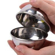 Bath Bomb Ball Molds Bath Fizzies Stainless Steel Molds 2pieces Per 1set D2.56inch/6.5cm N13