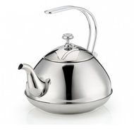 Tea Kettle CHANMOL 50oz Stainless Steel Tea Pot with Infuser Filter Arc Handle ,Best Polished Espresso Coffee... N3