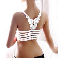 Bra Top ，Beautyvan Comfortable Fashion Women Lady Sports Yoga Athletic Solid Wrap Chest Strap Vest Bra (Black) N6