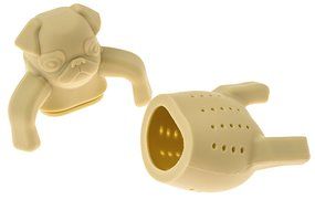 Wishstone Mr and Miss Pug Tea Infuser Set of 2 - Good Addition To Mister Manatee Infuser , Deep Tea Scuba Diver... N4