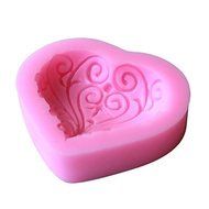 Sher Heart-Shaped Fondant Cake Cake Chocolate Silicone Molds,Decoration Tools Bakeware N3