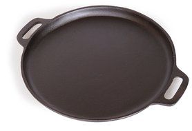 Spiceberry Home Pre-Seasoned Cast-Iron Pizza Pan - 14-Inch N3