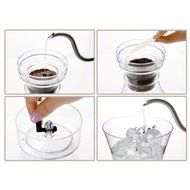 Maison Maxx Glass Cold Drip Brew Iced Dutch Brew Coffee Maker Machine,Tea Maker with Airtight Lid and Removable...