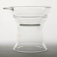 Glass Infuser with Holder Gongfu tea service extreme fine mesh Strong glass N2