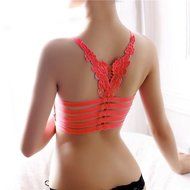Bra Top ，Beautyvan Comfortable Fashion Women Lady Sports Yoga Athletic Solid Wrap Chest Strap Vest Bra (Black) N9