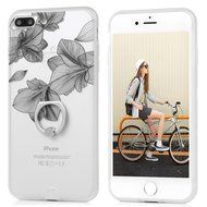 Badalink iPhone 7 Plus Case (5.5") 360 Degree Rotating Ring Holder Kickstand Shockproof Soft TPU Bumper Frame... N67