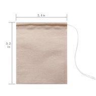MIAOMIAO unbleached tea filter bags, 【safe and natural material, better leading,100 count】 disposable tea infuser... N2