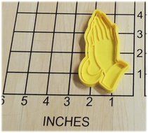 Church Praying Hands Shaped Cookie Cutter and Stamp #1267 N2