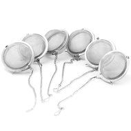 Tea Infuser, Liangxiang Premium Stainless Steel Mesh Tea Ball Strainer for Cozy Tea Time Set of 6