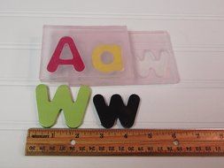Capital and Small Alphabet Letters Silicone Mold Fondant Decorating Soap Polymer Clay Cake Mold N2