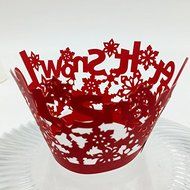 CozyT 50 PACK Cupcake Wrappers Artistic Bake Cake Paper Cups Vine Lace Laser Cut Liner Baking Cup Muffin Case... N25