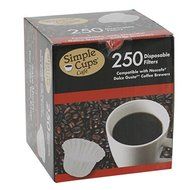 Nescafe Nespresso Coffee Disposable Filters (250 Pack) - For use with Melody, Genio/Picolo and Mini Me, NOT Circolo... N2