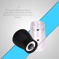 Premium Quality Mini Coffee Bean Grinder in Black with Adjustable Ceramic Burr N4