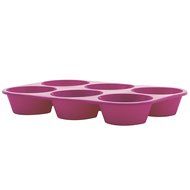 Marathon Housewares KW200010RD Premium Silicone 6 Cup Standard Size Muffin Pan, Red N21
