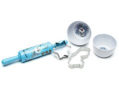 Zak! Designs 4-Piece Tiny Chef Cupcake Baking Set with Elsa &amp; Anna from Frozen N3