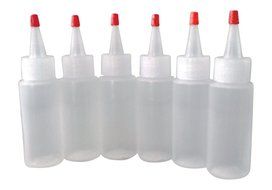 2oz Multi-use Plastic Squeeze Bottles 12/pk Cake Decorating Paint Crafts Condiments 2 oz 60ml with Yorker Caps N7