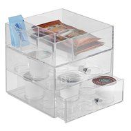 InterDesign Single Serve Coffee Pod Holder for Kitchen Pantry, Countertops - Holds 27 Capsules, Clear N12