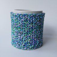 Coffee Mug Cozy-Blue/Purple/Green