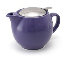 ZEROJAPAN 15oz Round Teapot with SLS Lid and Infuser (Turquoise) N9