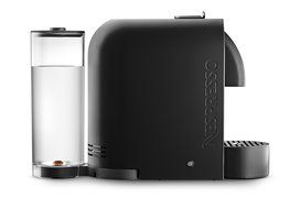 Nespresso U D50 Espresso Maker with Aeroccino Milk Frother, Pure Black N3