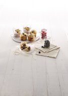 Lekue 6 Cavities Muffin Multi Cavity Baking Mold, Red N3