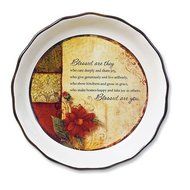 Blessed Are You Pie Plate