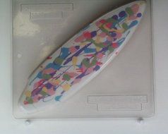 Large surfboard S027 Sports Chocolate Candy Mold
