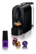 Nespresso U D50 Espresso Maker with Aeroccino Milk Frother, Pure Black N4