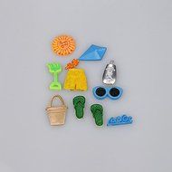 Y&amp;XL&amp;H Summer Beach Toy Cupcake Decoration Silicone Chocolate Mold Fondant Sugarcraft Tools Polymer Clay Candy... N3