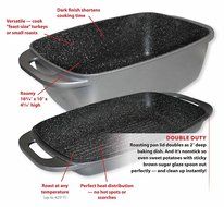 Stoneline Nonstick Roasting Pan+ Baking Dish Set N4