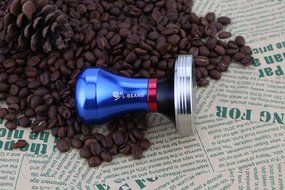 Himine Stainless Steel 399g Coffee Bean Tamper 58mm Espresso Tamper (Black) N4