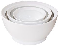 CaliBowl Ultimate Mixing Bowl Set, 1-20oz, 1-40oz, 1-95oz-White