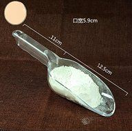 Astra Gourmet Set of 2 Multi-purpose Clear Plastic Scoops Food Service Restaurant Buffet Serving (Extra Large) N3