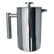 Generic Double Wall Stainless Steel French Coffee Press,2 Screen Filters, 1 Liter/34oz N3