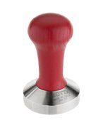 Motta Professional Flat Base Coffee Tamper with Black Handle, 57mm N3