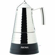 Aroma Housewares AEM-621SS Hot Moka X-Press Electric Moka Maker