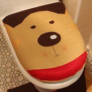 MORECOME Christmas Decoration Christmas Snowman Lid Single Toilet Cover (D) N10