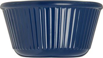 Carlisle S28760 Melamine Fluted Ramekin, 4 oz Capacity, 1.78&quot; Height, Cobalt Blue (Case of 48)