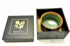Japanese Mino Yaki ware Matcha Bowl Green Tea 11 / 11 / 8cm (4.3 / 4.3 / 3.1inch)[7318] N2