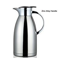 Hiware Thermal Carafe with Lid, 18/10 Stainless Steel Coffee Carafe, Double Walled Vacuum Carafe, Large Thermal... N3