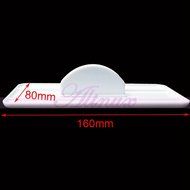 Generic Rectangular Fondant Cake Pie Icing Polisher Surface Smoother Decorating Tool(White) N5