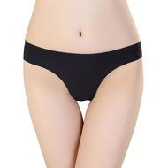 Underswear Laimeng, Hot Women Invisible Underwear Thong Cotton Spandex Gas Seamless Crotch (Purple) N12