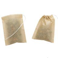 Anlian Disposable Tea Filter Bags Tea Infuser Bags Wood-pulp Paper with Drawstring 100pcs N2