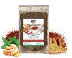 Stainless &amp; Glass Tea Pot with Infuser and 4 Great Flavored Organic H N4