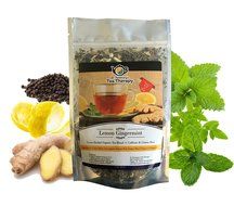 Stainless &amp; Glass Tea Pot with Infuser and 4 Great Flavored Organic H N5