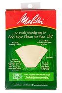 Melitta Bamboo Coffee Filters, #4, Count 40, 3-pack (120 cone filters in total) N3